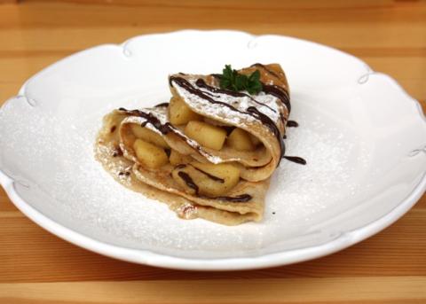 Jablkové palacinky - recept postup 8