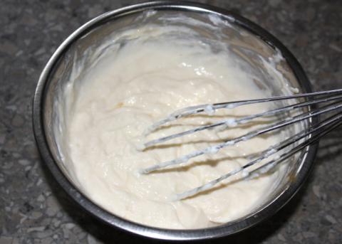 Jablkový koláč s tvarohom - recept postup 7