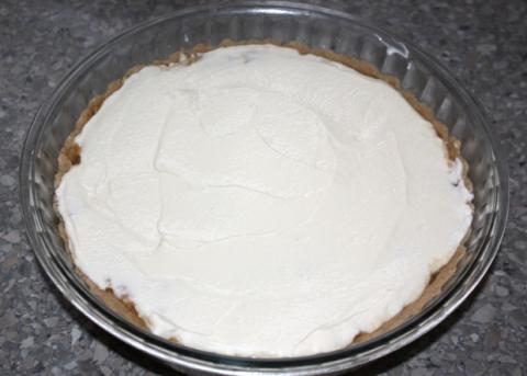Jablkový koláč s tvarohom - recept postup 8