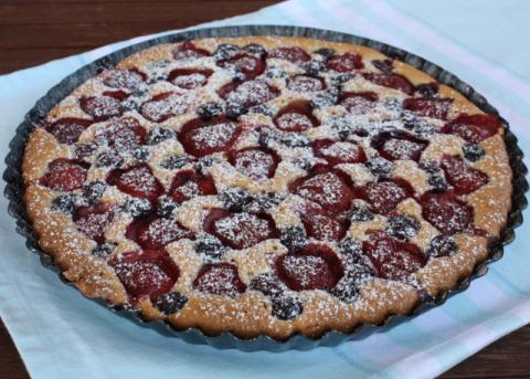 Jahodový koláč - recept postup 6