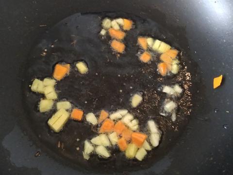 Karfiolovo tekvicové kari - recept postup 2