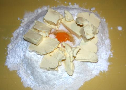 Kokosové strojčekové keksíky - recept postup 1