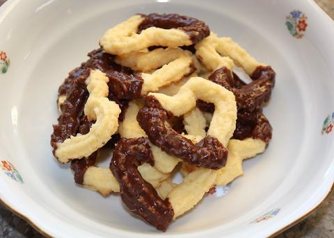 Kokosové strojčekové keksíky - recept postup 4