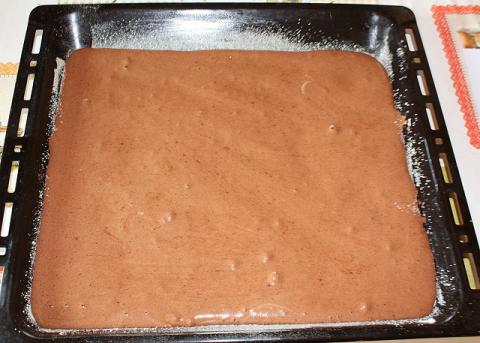 Čokoládovo kokosový zákusok - recept postup 3