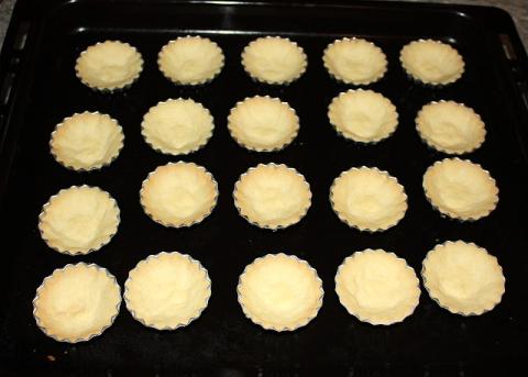 Orechové košíčky - recept postup 4