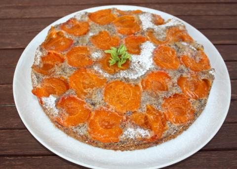 Marhuľový koláč s makom - recept postup 6