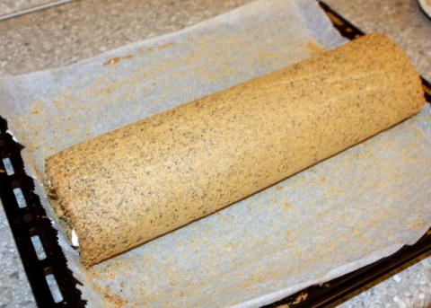 Maková roláda s tvarohovou náplňou - recept postup 6