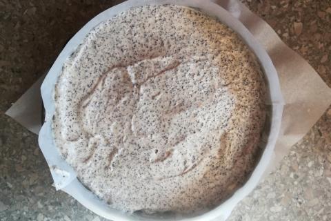 Maková torta s jablkovou náplňou - recept postup 2
