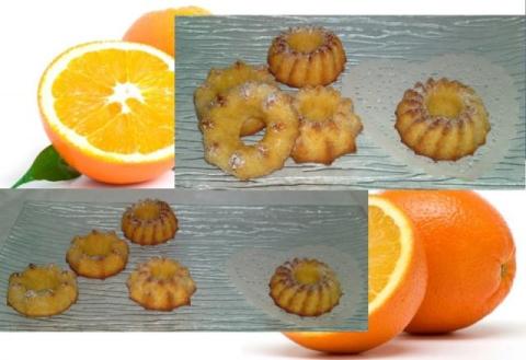 Pomarančové minibábovky...:-) - recept postup 1