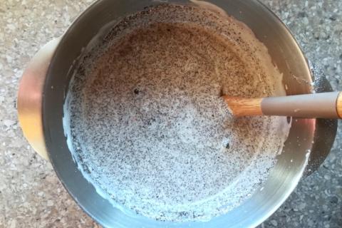 Mriežkový makovo - tvarohový koláč - recept postup 1