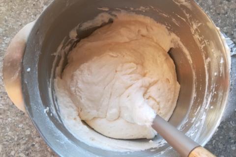 Mriežkový makovo - tvarohový koláč - recept postup 3