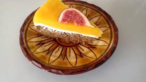 Mrkvová torta s tvarohom a mangovým pyré - recept postup 1