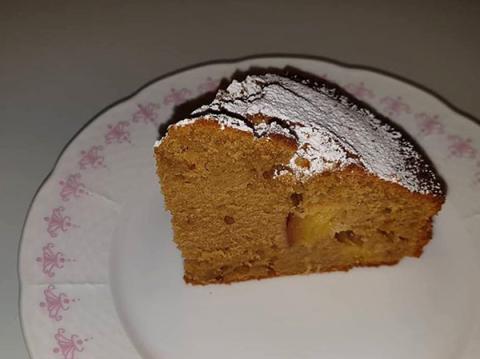 Ricottový koláč s nektárinkou - recept postup 3
