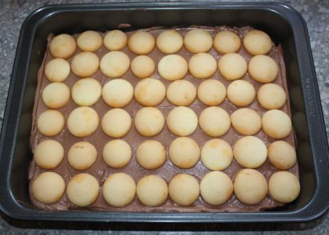Nepečený trojfarebný smotanový zákusok - recept postup 3