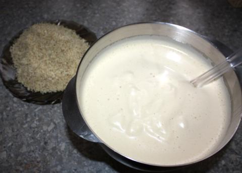 Orechovo - tvarohový koláč bez múky - recept postup 1