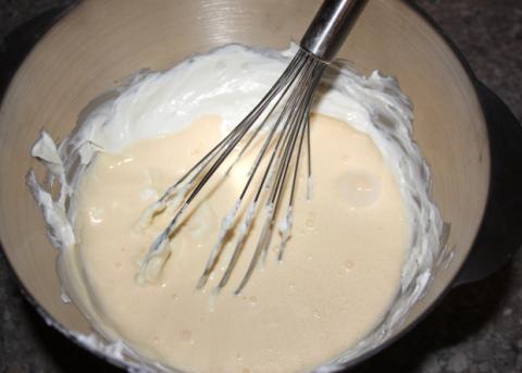 Orechovo - tvarohový koláč bez múky - recept postup 5
