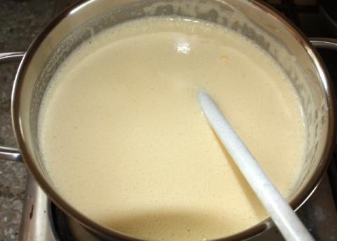 Orechový koláč bez múky - recept postup 5