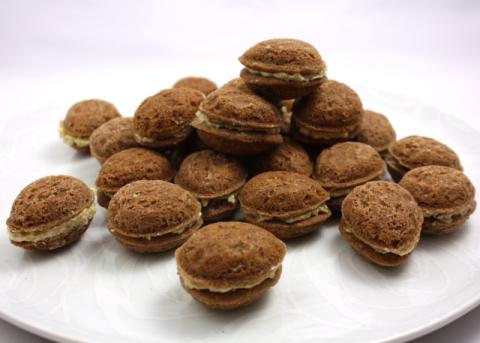 Plnené oriešky - recept postup 6