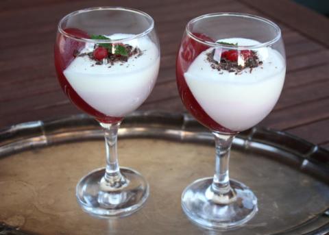 Efektný ovocný pohár - recept postup 12
