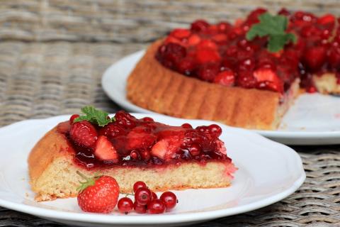 Letný ovocný koláčik so želé - recept postup 4