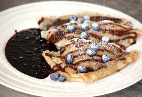 Palacinky s ovsenými vločkami - recept postup 1