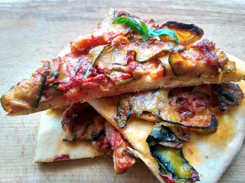 Domáca rýchla pizza - recept postup 1