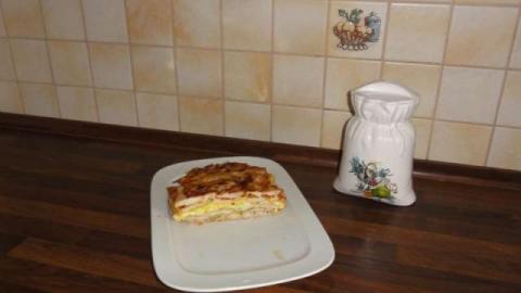 Prekladané kuracie mäso - recept postup 1