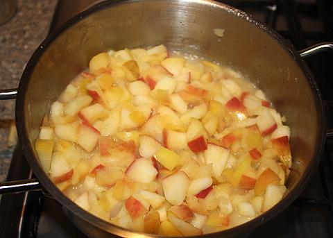 Jablková žemľovka bez pečenia - recept postup 2