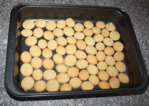Nepečený zákusok s broskyňami - recept postup 1