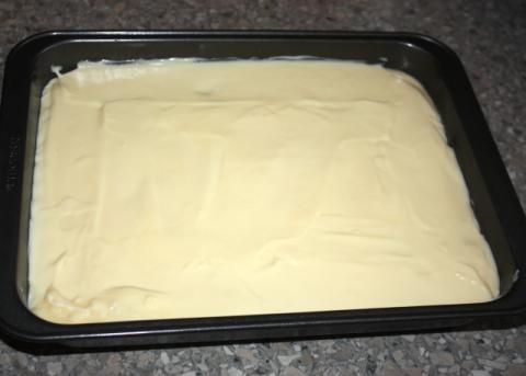 Nepečený zákusok s broskyňami - recept postup 5
