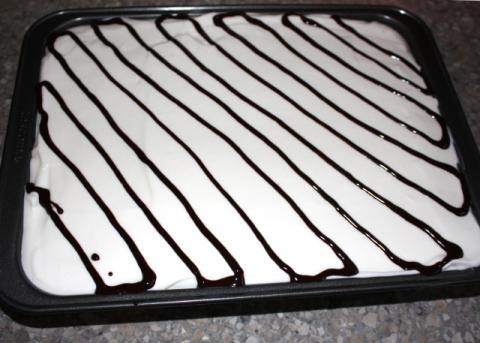 Nepečený zákusok s broskyňami - recept postup 8