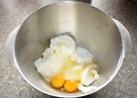 Jablkový cheesecake - recept postup 3