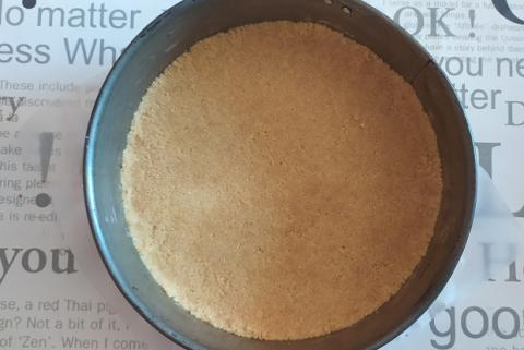 Nepečená čučoriedková torta - recept postup 1