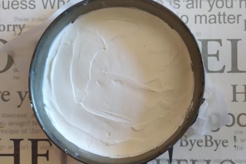 Nepečená čučoriedková torta - recept postup 2