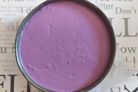 Nepečená čučoriedková torta - recept postup 3