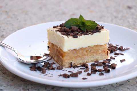 Výborný jablkový zákusok - recept postup 1