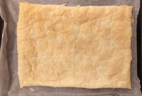 Jablkový krémeš s piškótami - recept postup 1