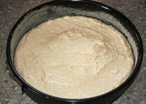Slivkový koláč s kokosom - recept postup 2