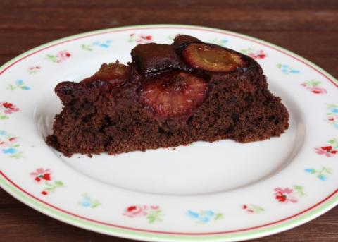Slivkový koláč opäť inak - recept postup 8