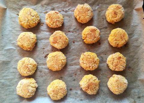 Fašírky z červenej šošovice pečené na plechu - recept postup 6