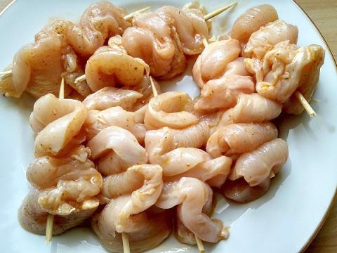 Kurací špíz s kuriatkovou ryžou - recept postup 3