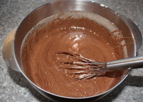 Výborný čokoládový zákusok - recept postup 2