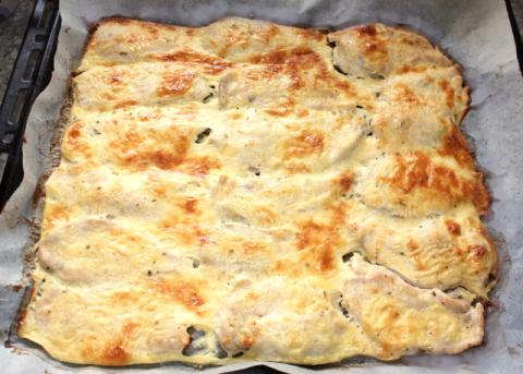 Pečené kuracie prsia v syrovom cestičku - recept postup 4