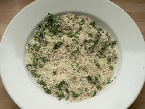 Hokkaido v chrumkavom obale - recept postup 2