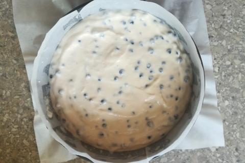 Božská čučoriedkovo tvarohová torta - recept postup 4