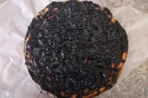 Božská čučoriedkovo tvarohová torta - recept postup 6