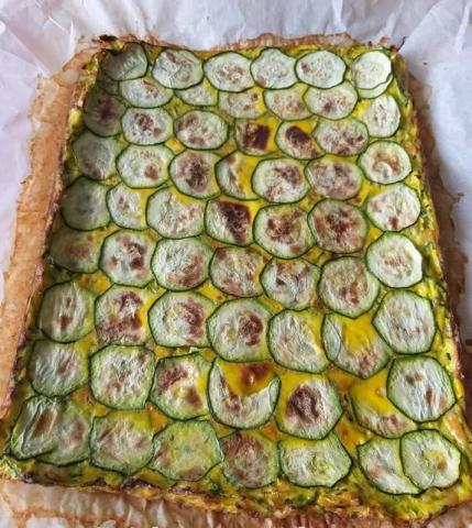 Cuketová roláda s ricottou - recept postup 2