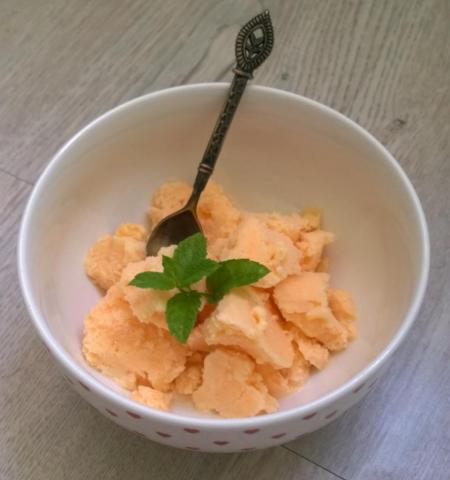 Čokoládová a melónová zmrzlina - recept postup 1