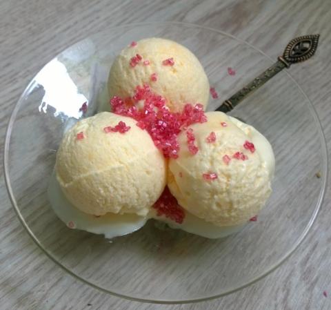 Čokoládová a melónová zmrzlina - recept postup 2