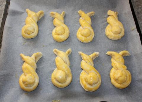 Veľkonočné zajačiky - recept postup 11